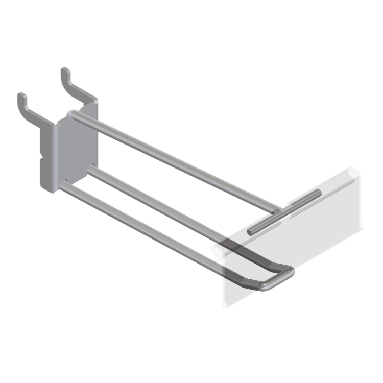 Double / Button Slatwall Tracking Hook