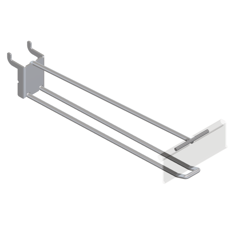 Double / Button Slatwall Tracking Hook