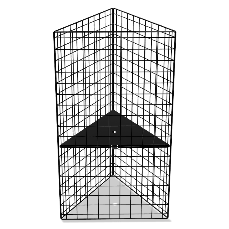 Triangular Wire Mesh Single Triangular Mesh Dumpbin – Wire Worx