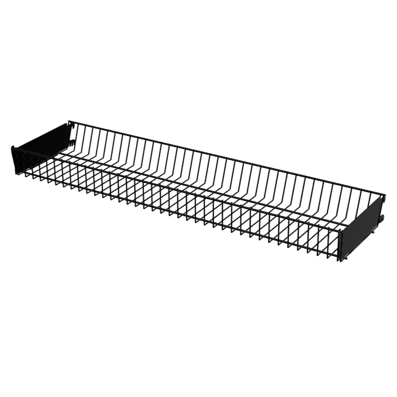 930x80x200mm Small Hook-On Mesh Basket with Adjustable Brackets