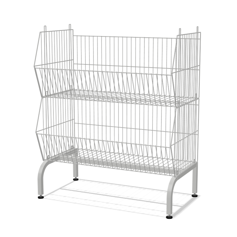 150mm High Base Frame with Height Adjusters for Standard Stackable Basket