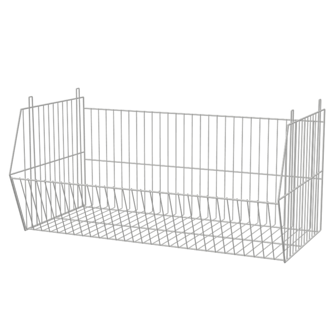 880x400x400mm Standard Stackable Mesh Basket – Wire Worx