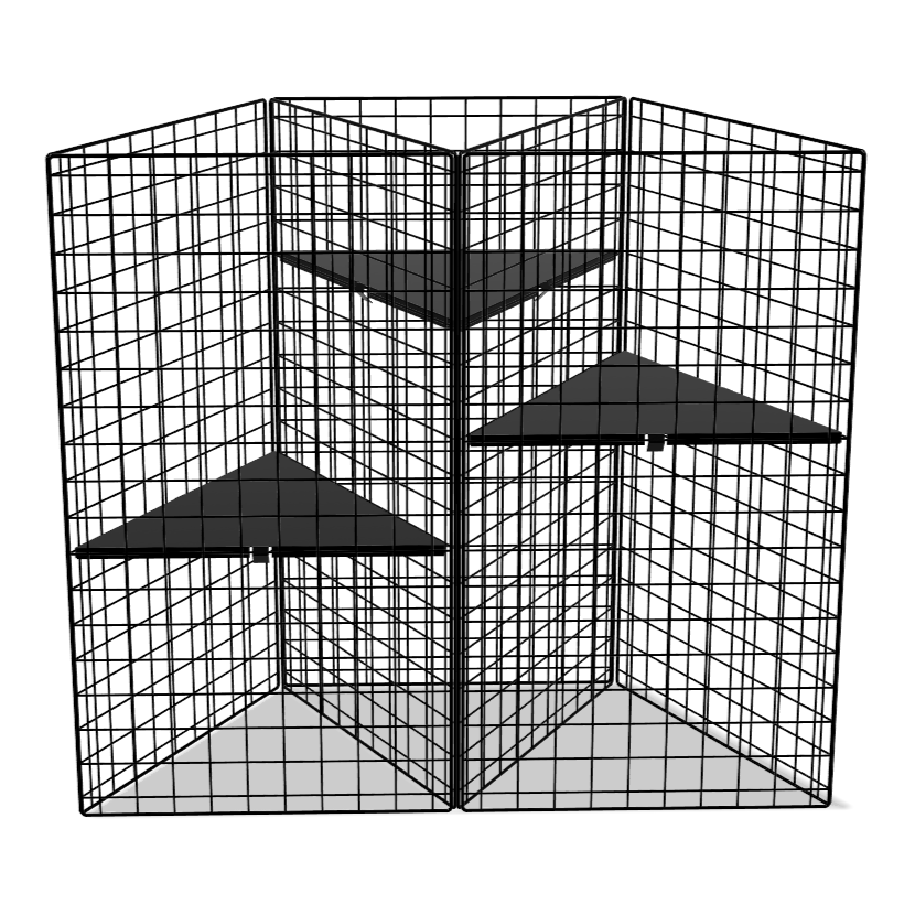 Triangular Wire Mesh Tripple Triangular Mesh Dumpbin – Wire Worx